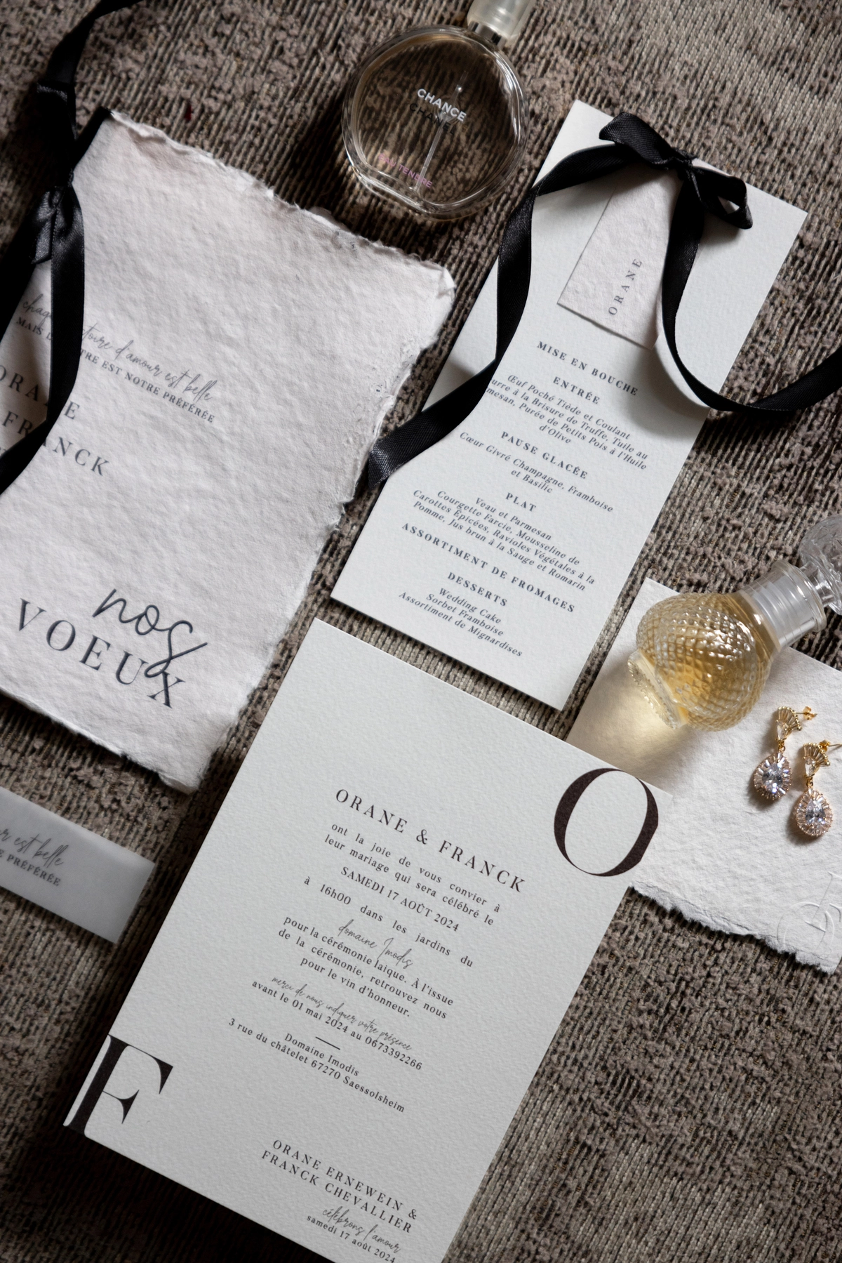 faire part mariage simple chic the sweet romance